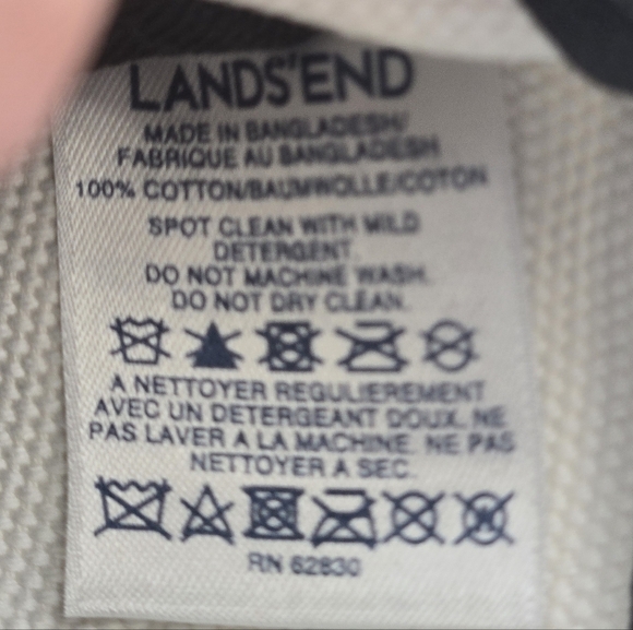 Lands' End Monochrome Horizontal Striped  Accessory Wristlet - Picture 5 of 7